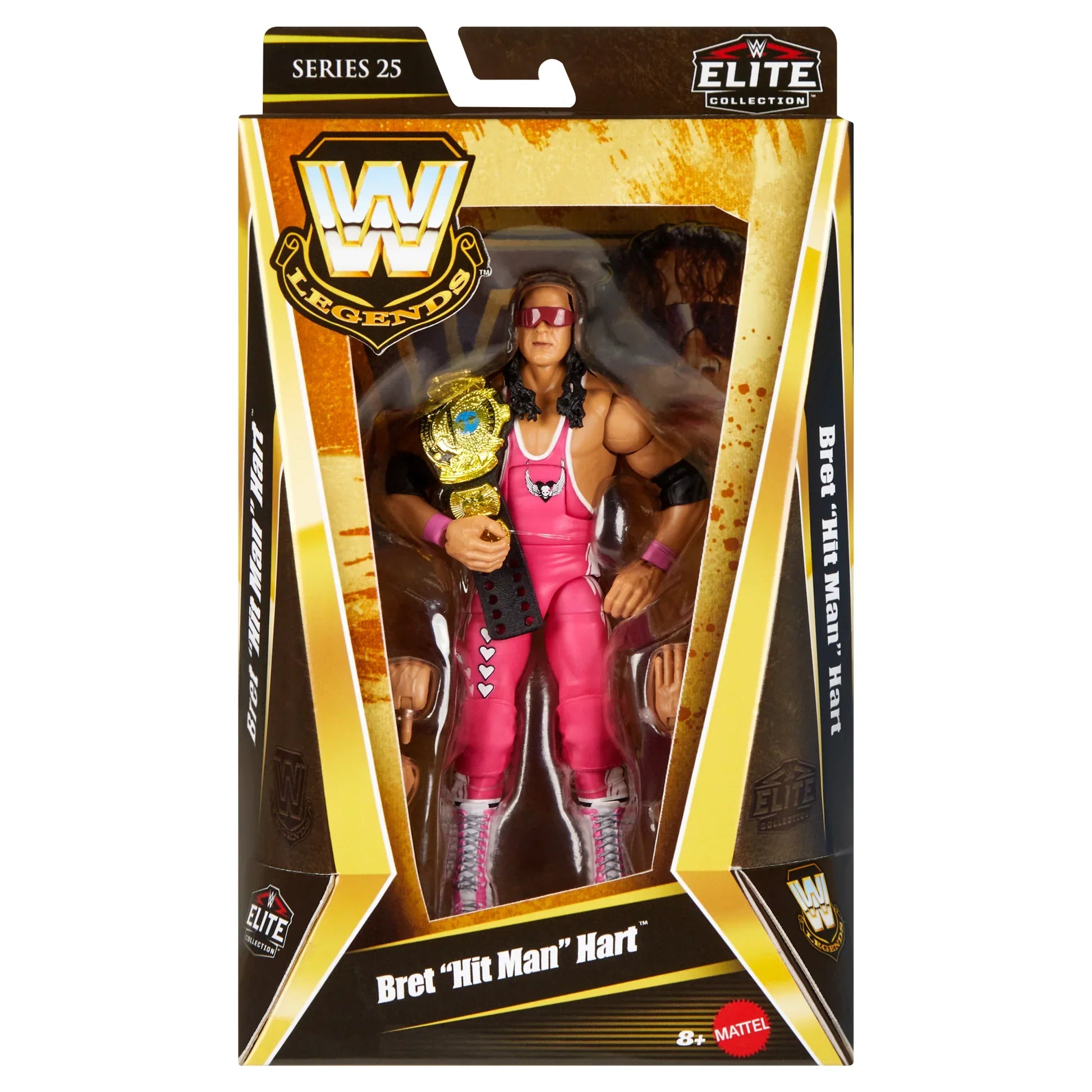 WWE Bret Hart Legends Edition Elite Series 25 Figure
