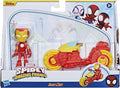 Spider-Man and his Amazing Friends Cycle and Figure Iron Man