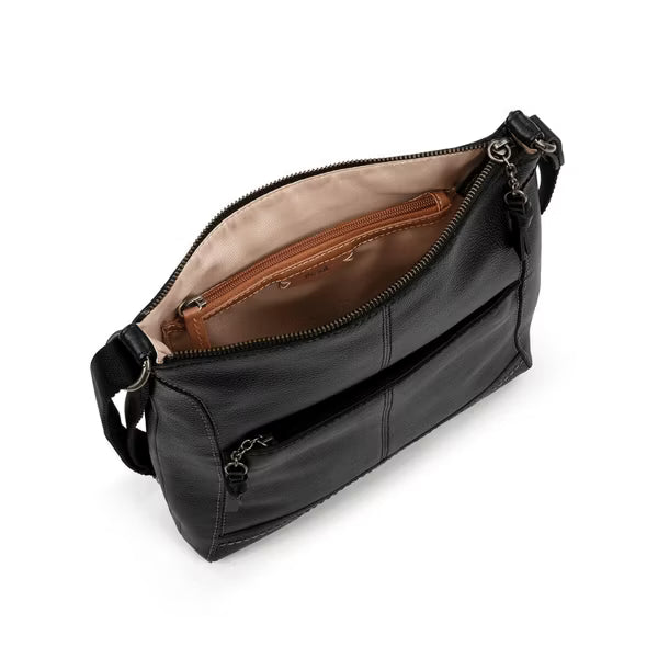 The Sak Lucia Crossbody Leather Bag Black
