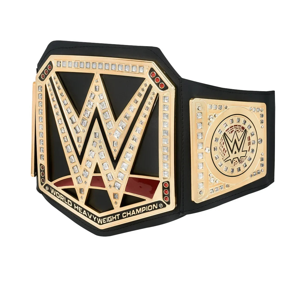WWE Heavyweight Wrestling Championship Toy Title Belt (Black)