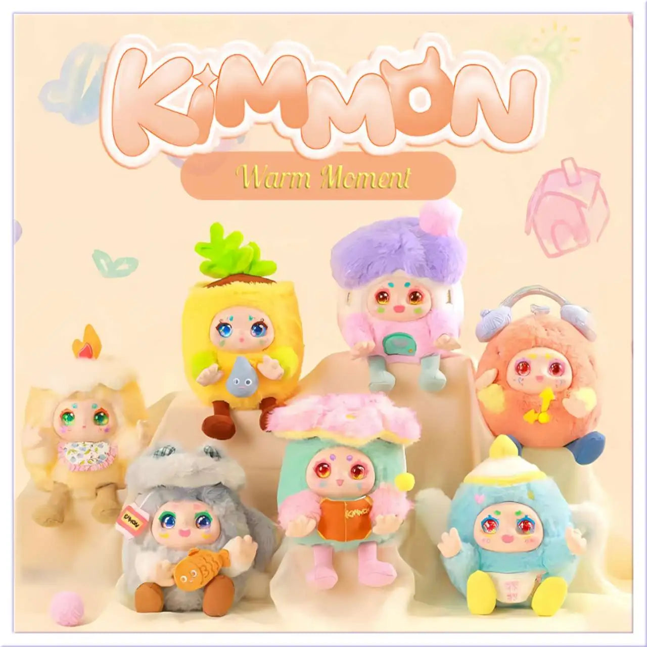 Kimmon Warming Time Mystery Vinyl Plush Pack