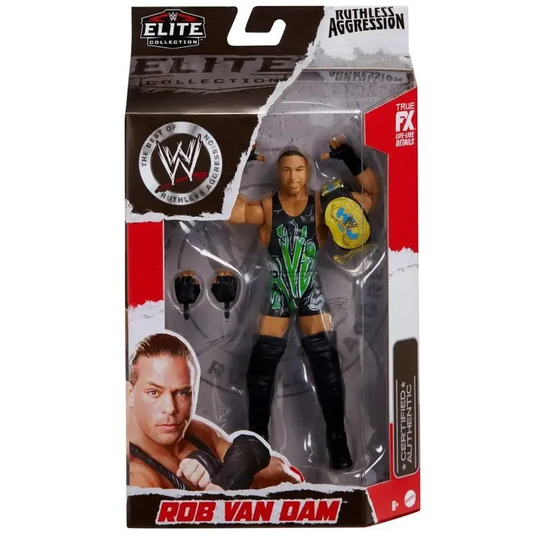 WWE Rob Van Dam Ruthless Aggression Elite Figure